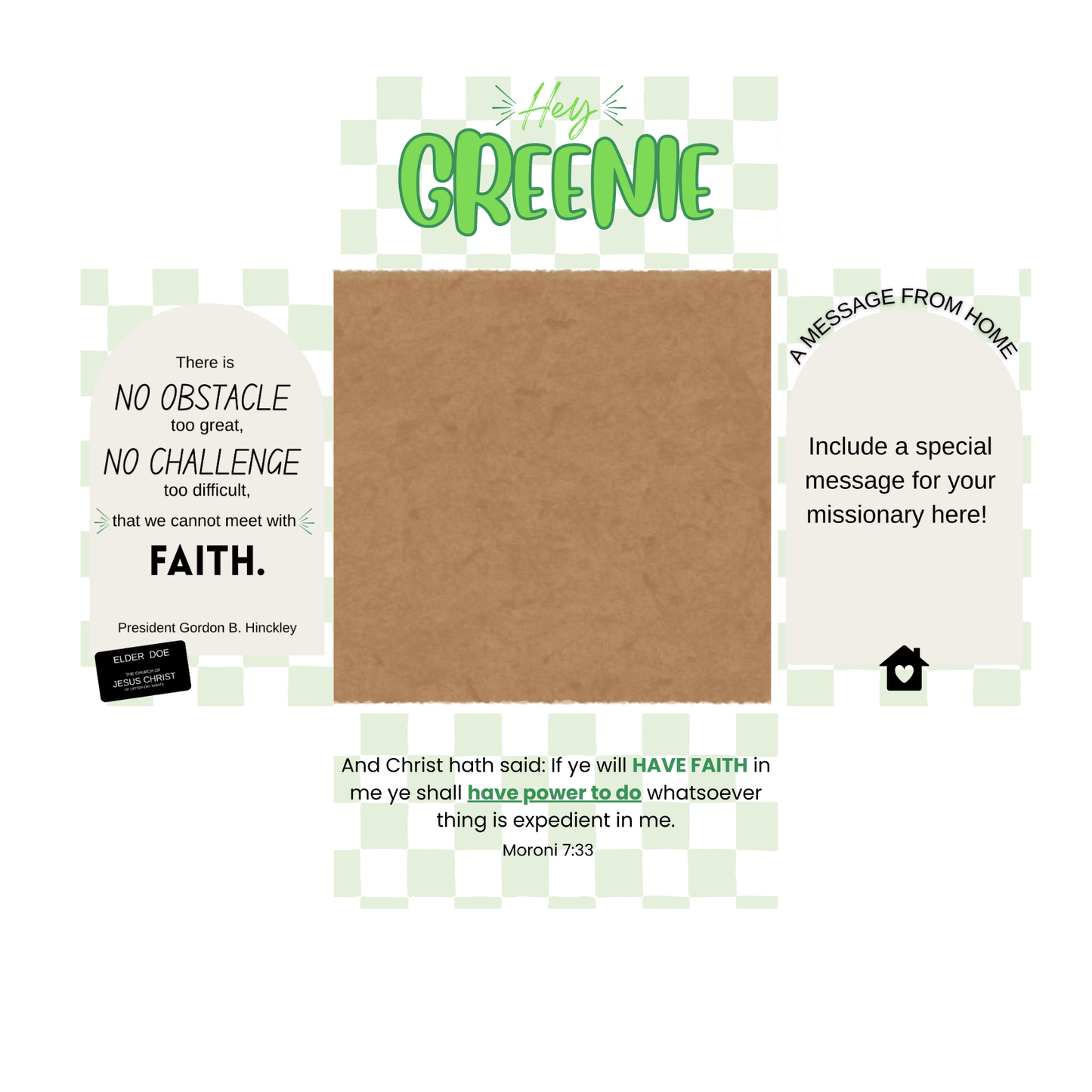 Greenie Missionary Gift Box